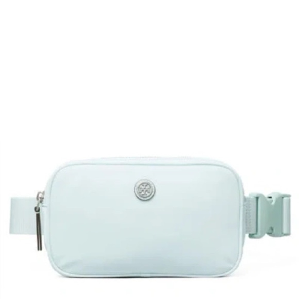 NWT Tory Burch Ice Blue Belt Crossbody Bag